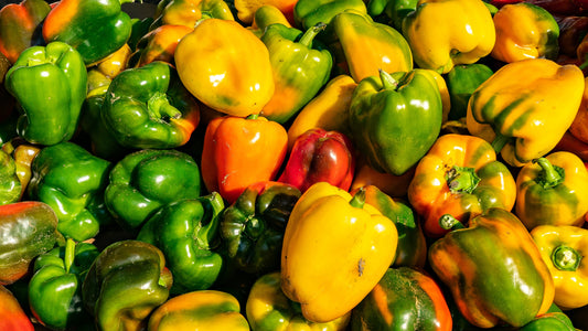 Yellow and Green Peppers